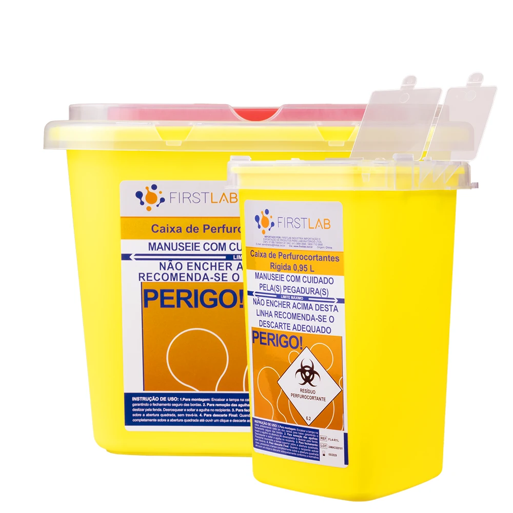Caixa De Perfurocortantes Rígida